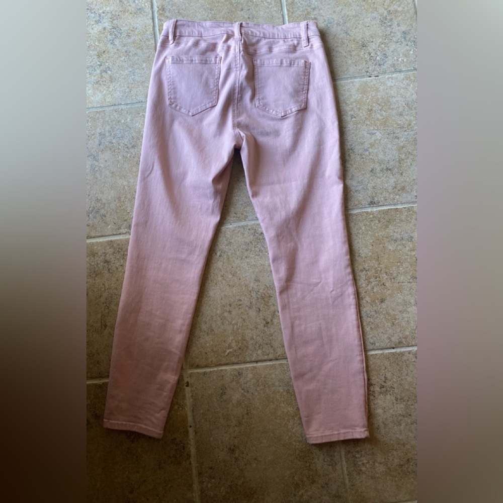 Buffalo David Bitton - Pink (Aubrey) Skinny Mid-rise Crop Jeans, Size: 8/29 - Picture 2 of 8